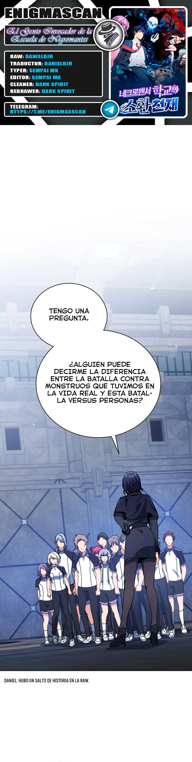 El Genio Invocador de la Escuela de Nigromantes capítulo 53, página 1