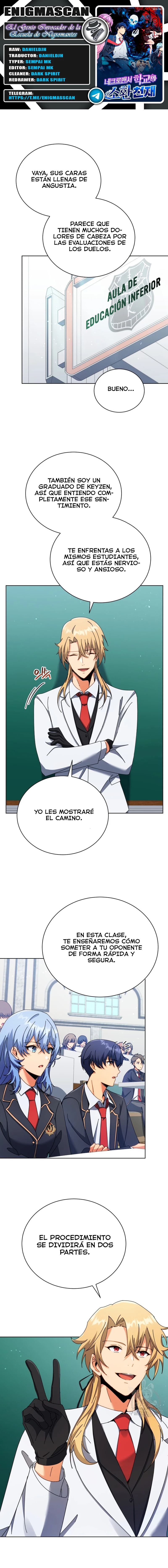El Genio Invocador de la Escuela de Nigromantes capítulo 56, página 1