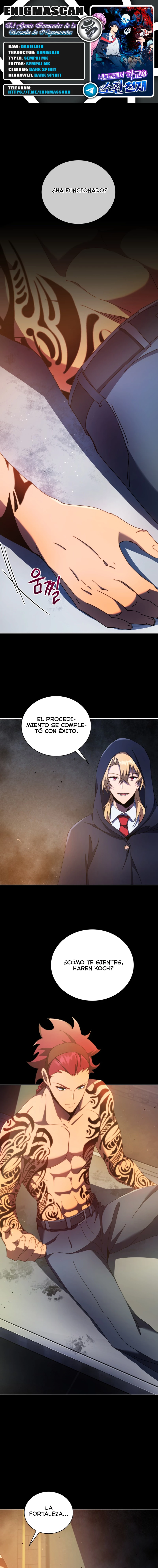 El Genio Invocador de la Escuela de Nigromantes capítulo 58, página 1