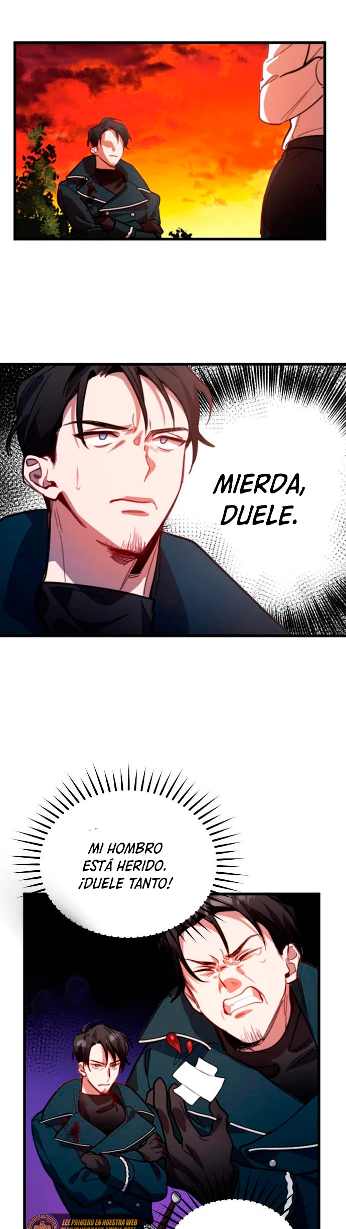 El Héroe, El Rey Demonio y El Villano capítulo 1, página 44