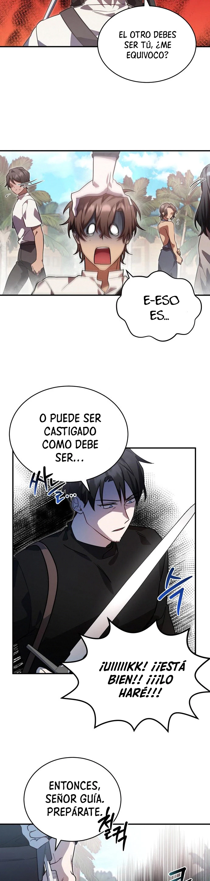 El Héroe, El Rey Demonio y El Villano capítulo 7, página 24