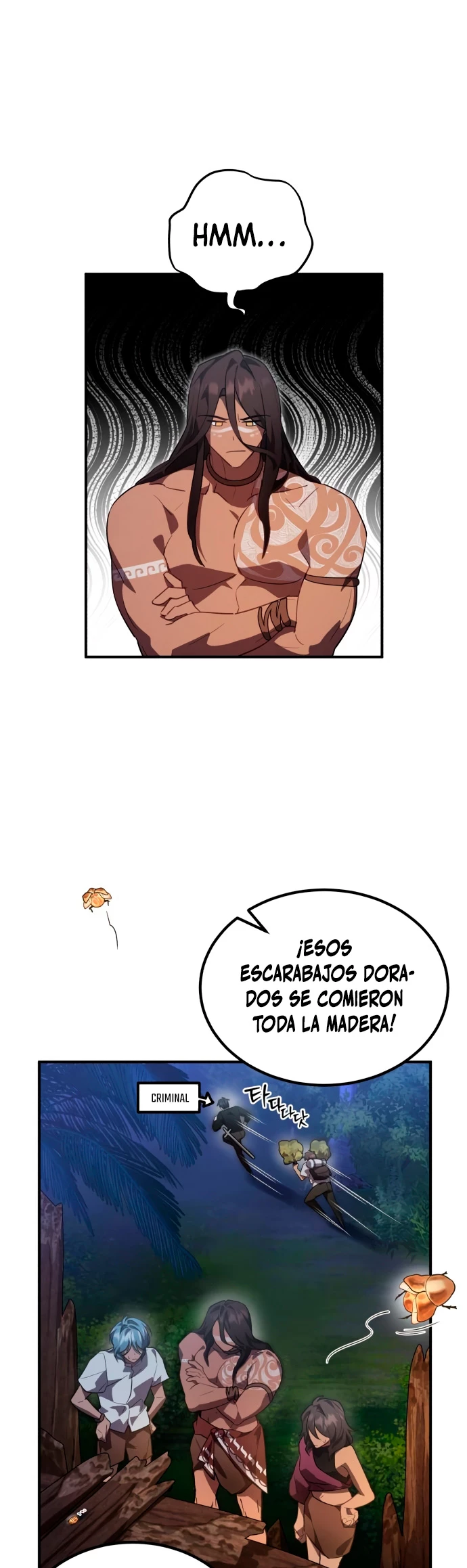 El Héroe, El Rey Demonio y El Villano capítulo 11, página 28