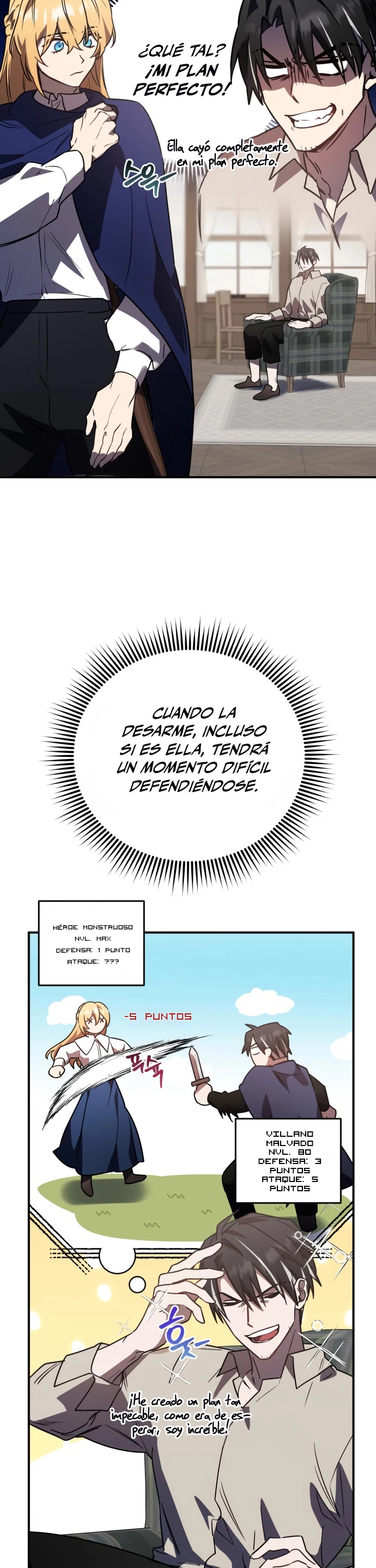 El Héroe, El Rey Demonio y El Villano capítulo 29, página 21