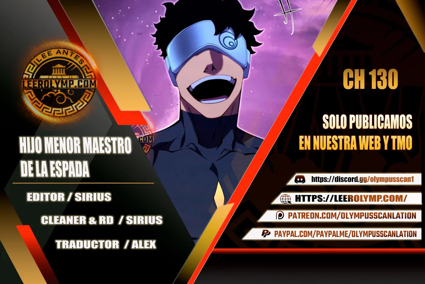 El hijo menor del maestro de la espada capítulo 130, página 1