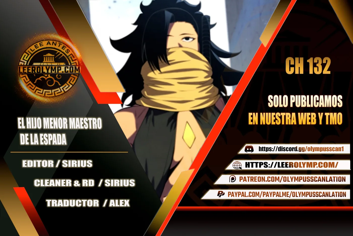 El hijo menor del maestro de la espada capítulo 132, página 1