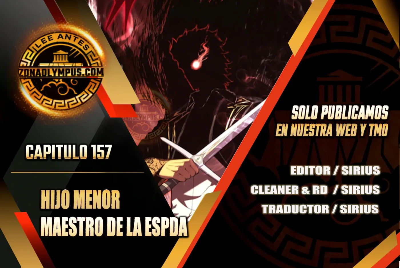El hijo menor del maestro de la espada capítulo 157, página 1