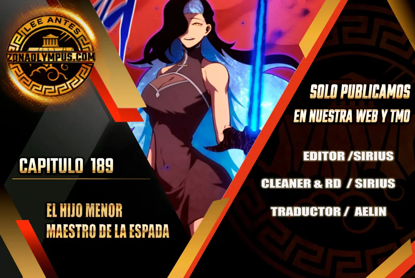 El hijo menor del maestro de la espada capítulo 189, página 1