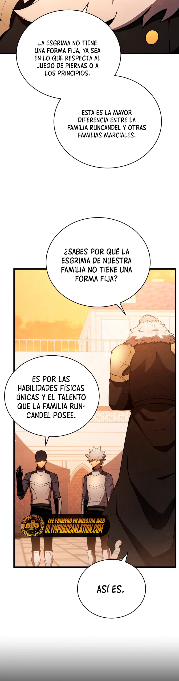El hijo menor del maestro de la espada capítulo 21, página 38