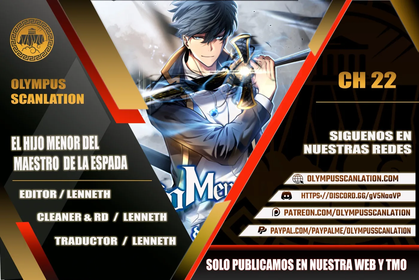 El hijo menor del maestro de la espada capítulo 22, página 1