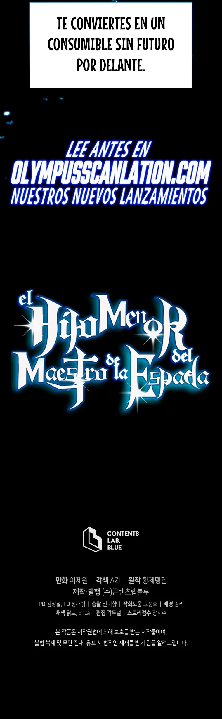 El hijo menor del maestro de la espada capítulo 30, página 55