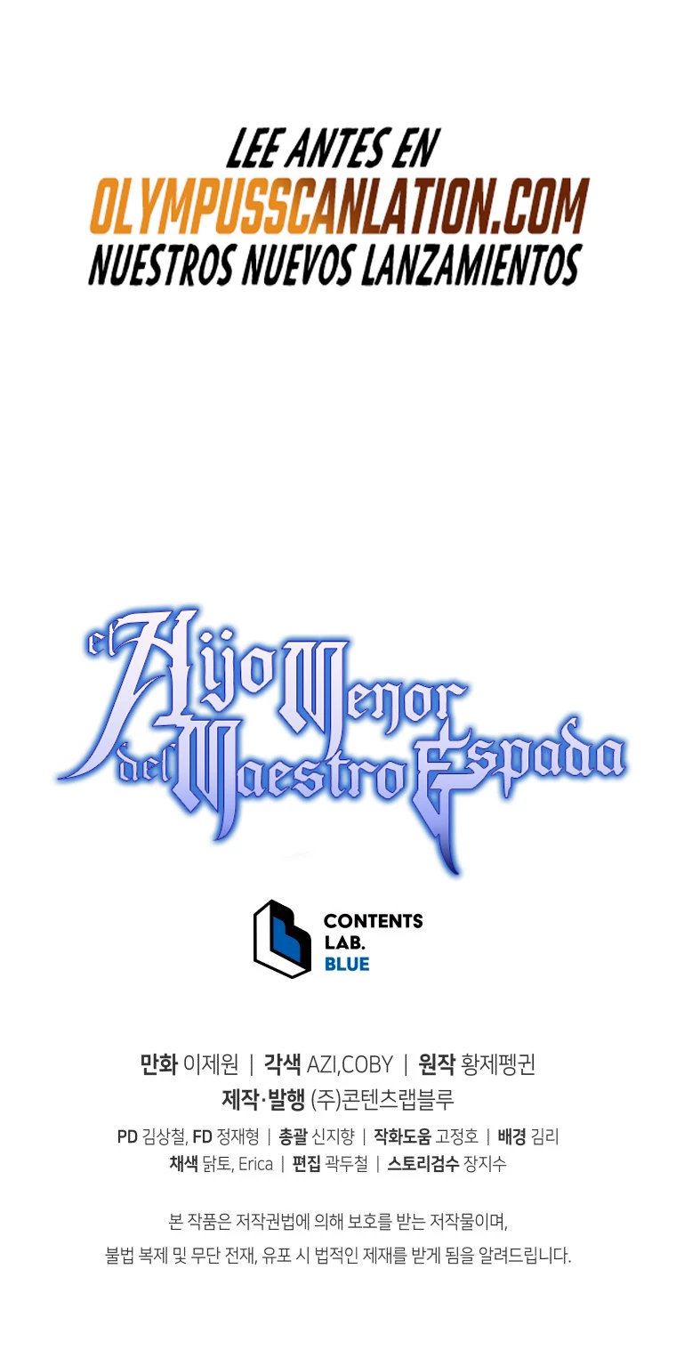 El hijo menor del maestro de la espada capítulo 57, página 70