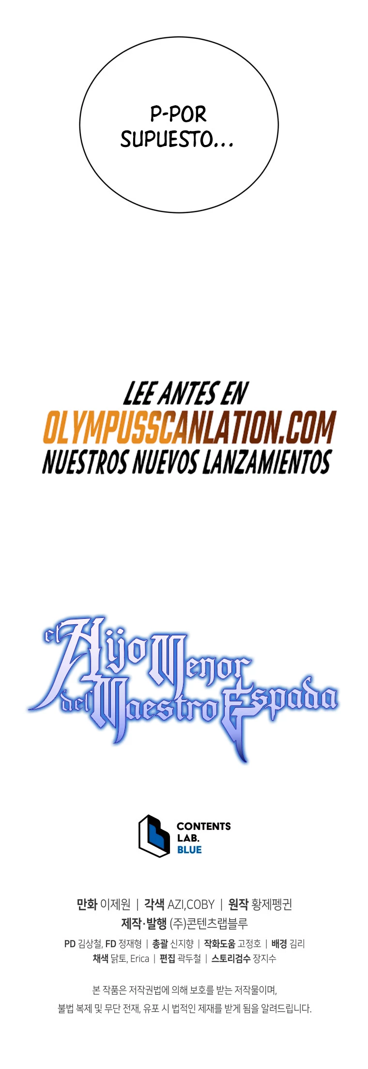 El hijo menor del maestro de la espada capítulo 58, página 62