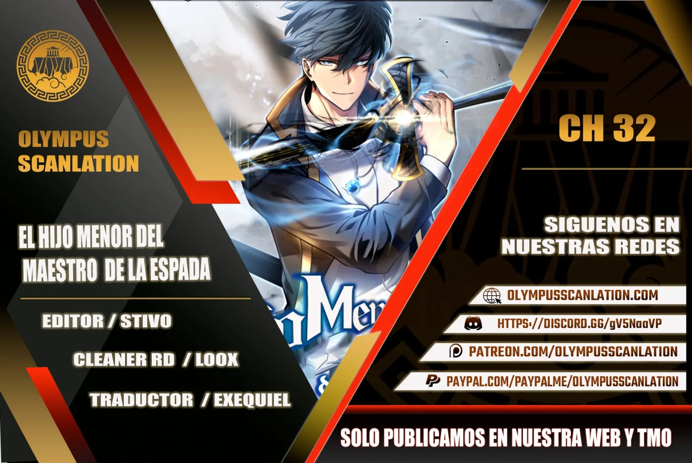 El hijo menor del maestro de la espada capítulo 32, página 1