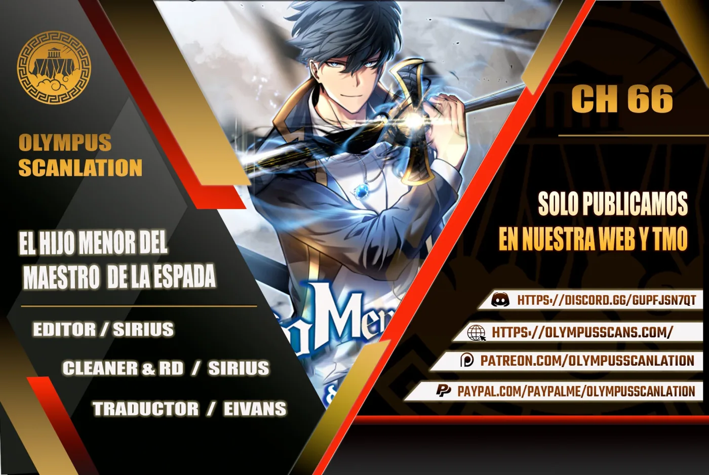 El hijo menor del maestro de la espada capítulo 66, página 1