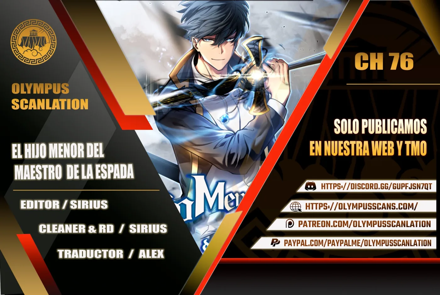 El hijo menor del maestro de la espada capítulo 76, página 1