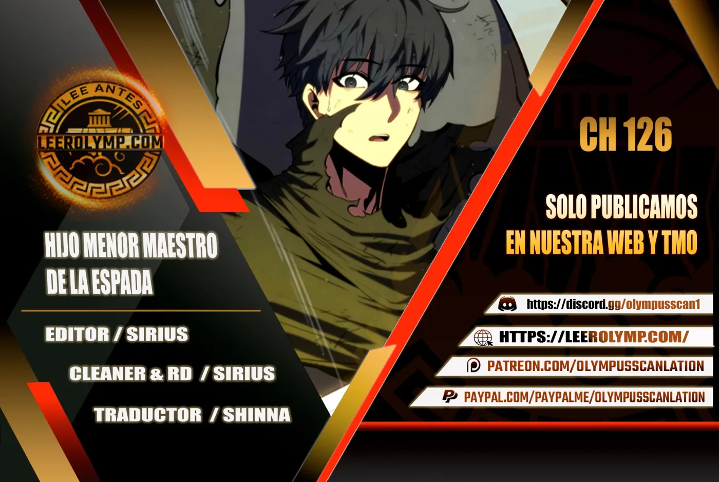 El hijo menor del maestro de la espada capítulo 126, página 1