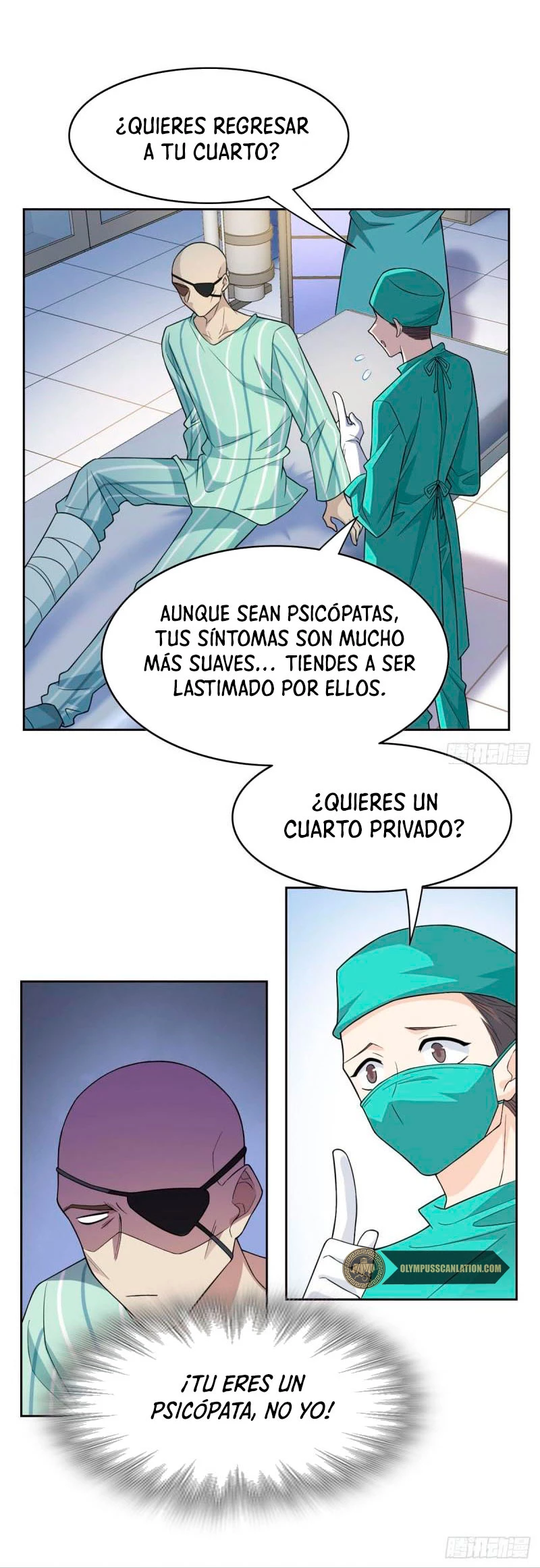 El hombre mas fuerte del manicomio capítulo 35, página 8