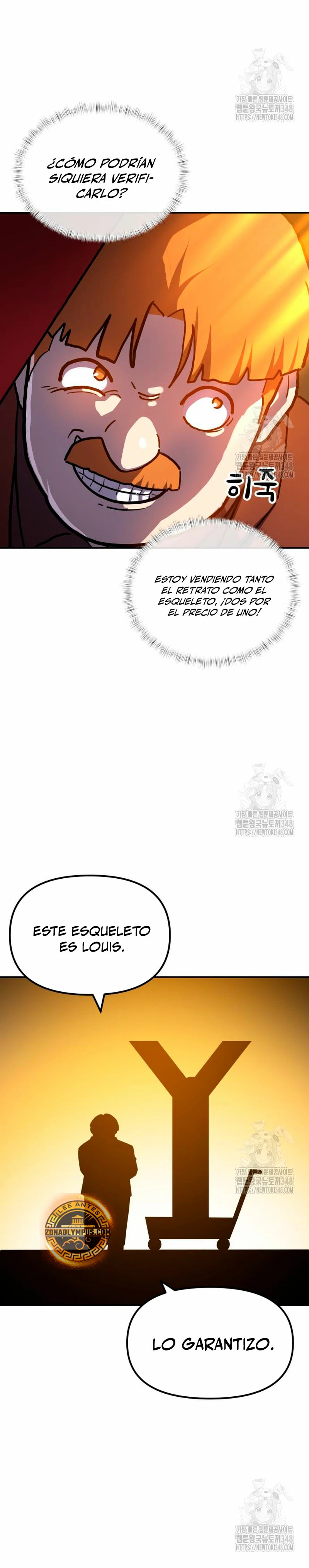 El hombre más guapo se convirtió en esqueleto capítulo 5, página 28