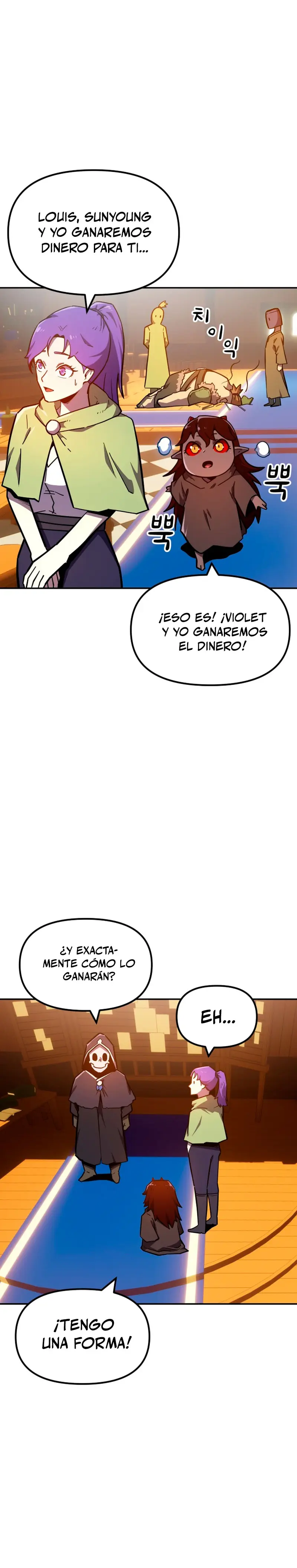 El hombre más guapo se convirtió en esqueleto capítulo 8, página 34