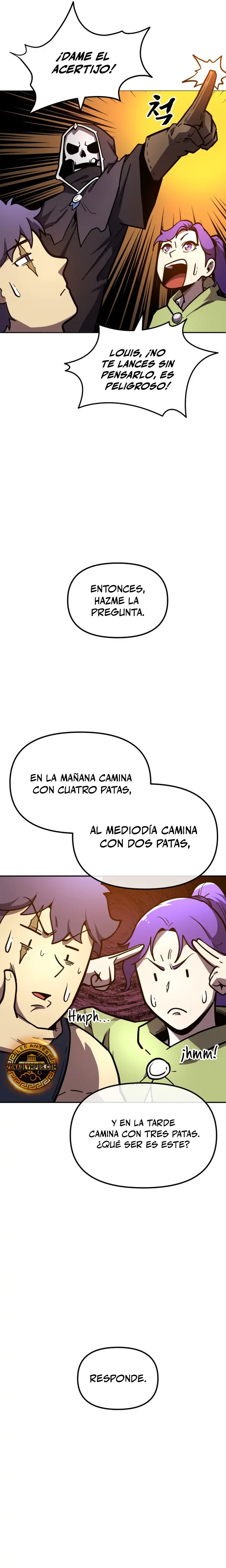 El hombre más guapo se convirtió en esqueleto capítulo 23, página 34