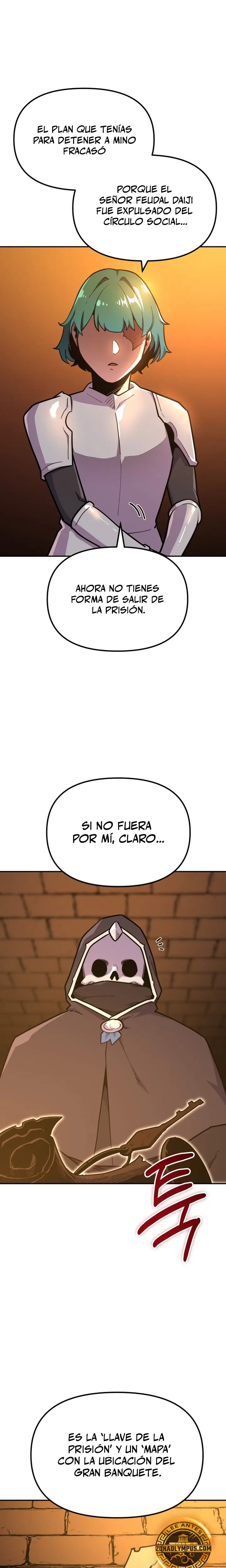El hombre más guapo se convirtió en esqueleto capítulo 43, página 15