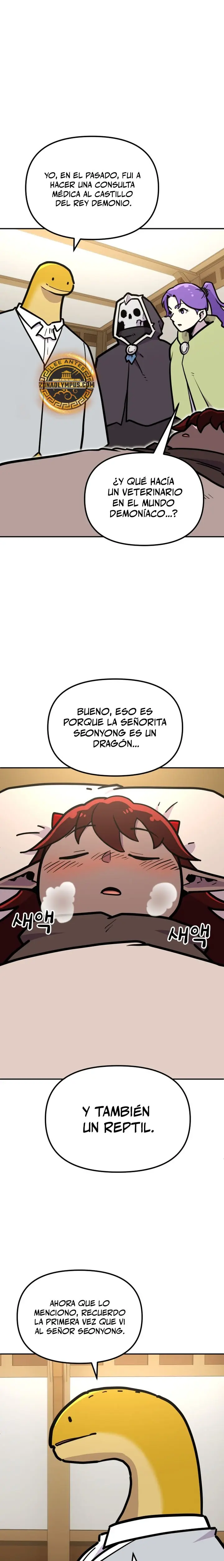 El hombre más guapo se convirtió en esqueleto capítulo 49, página 12