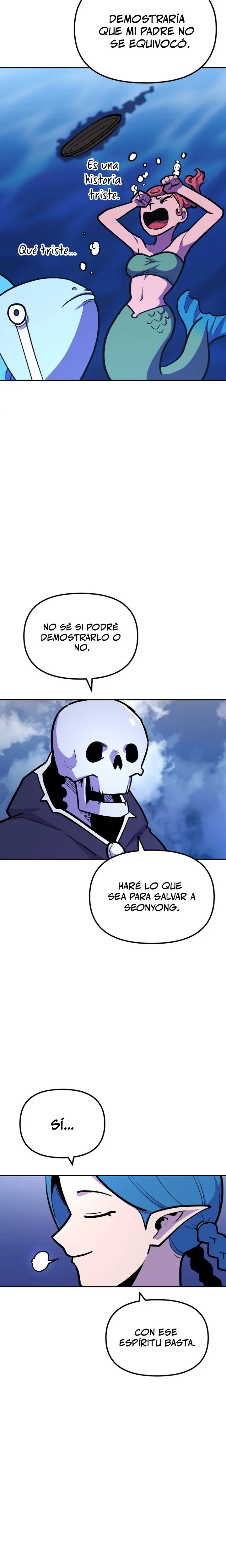 El hombre más guapo se convirtió en esqueleto capítulo 52, página 18
