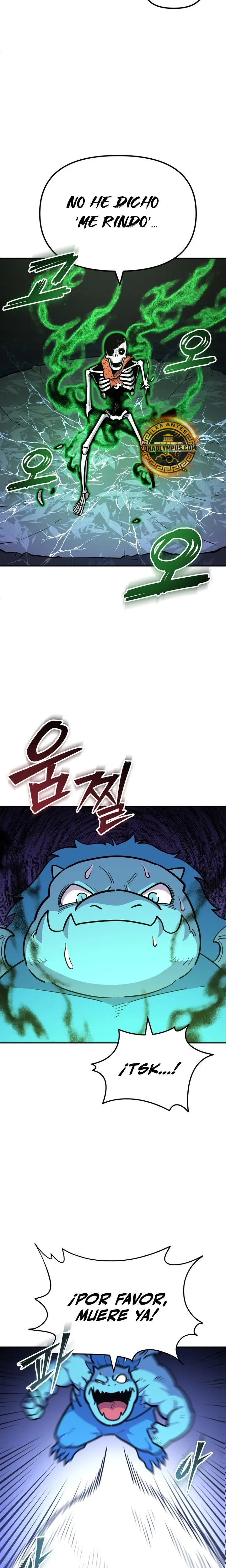 El hombre más guapo se convirtió en esqueleto capítulo 53, página 23
