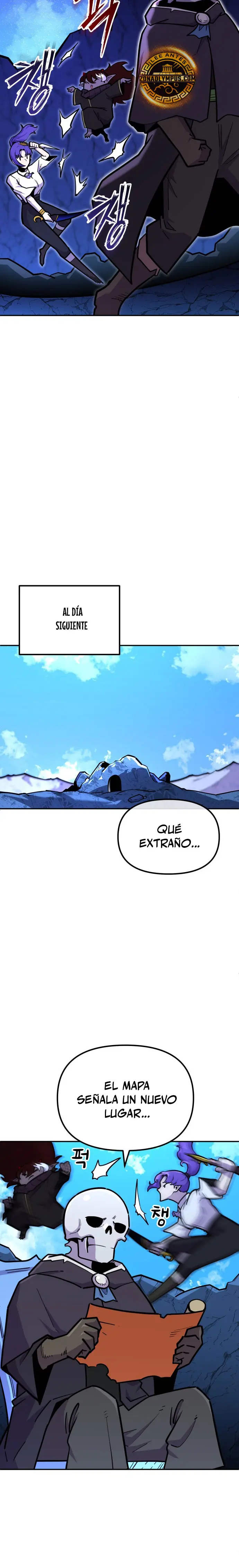 El hombre más guapo se convirtió en esqueleto capítulo 55, página 13