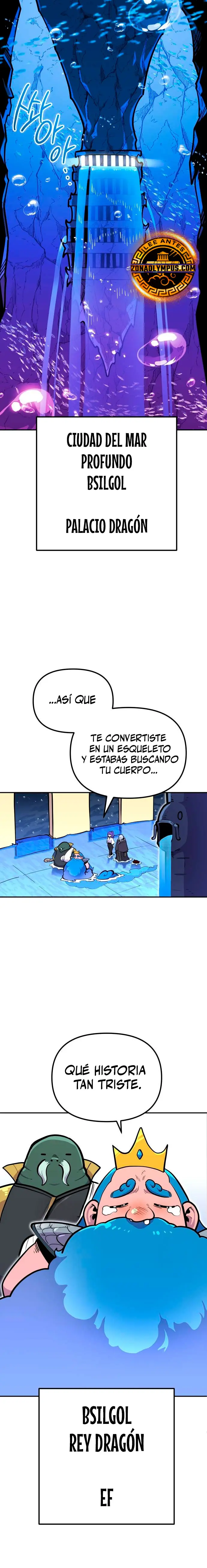 El hombre más guapo se convirtió en esqueleto capítulo 58, página 2