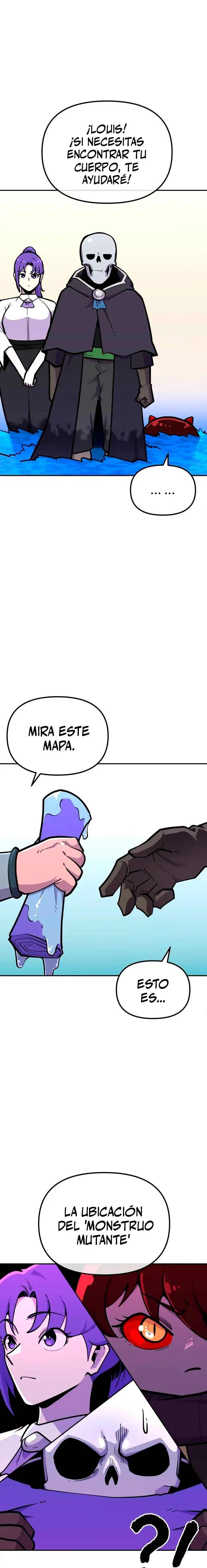 El hombre más guapo se convirtió en esqueleto capítulo 58, página 3