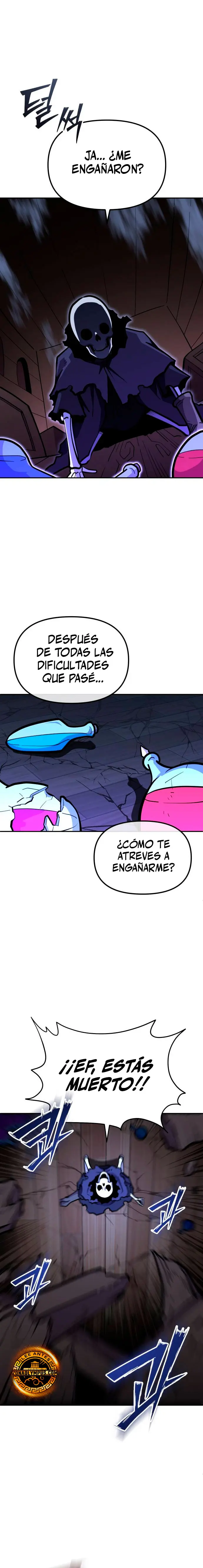 El hombre más guapo se convirtió en esqueleto capítulo 60, página 21
