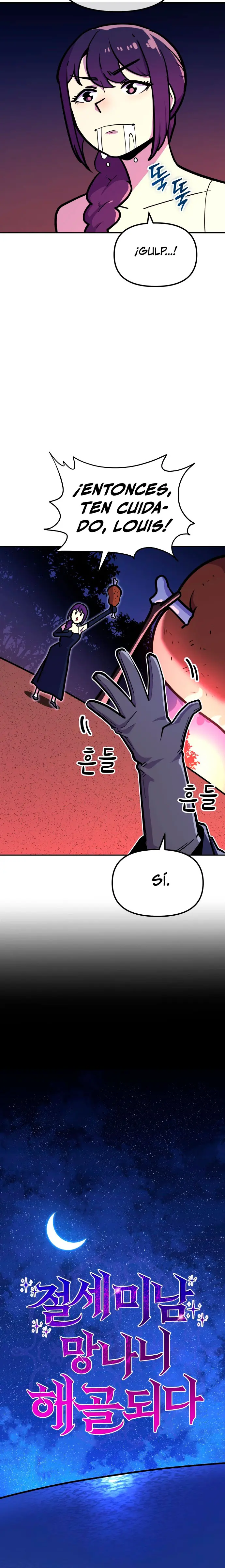 El hombre más guapo se convirtió en esqueleto capítulo 63, página 23