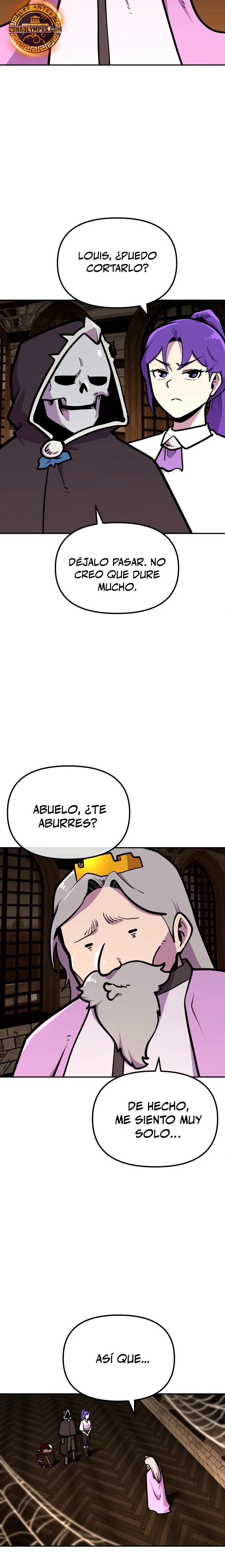El hombre más guapo se convirtió en esqueleto capítulo 64, página 13