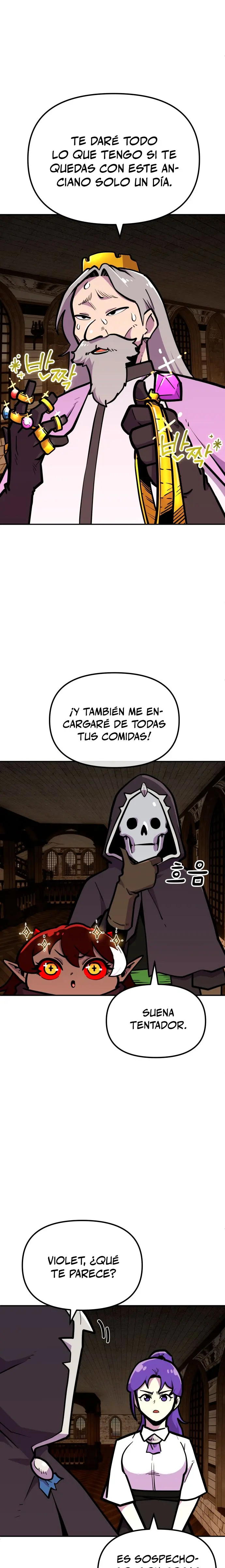 El hombre más guapo se convirtió en esqueleto capítulo 64, página 14