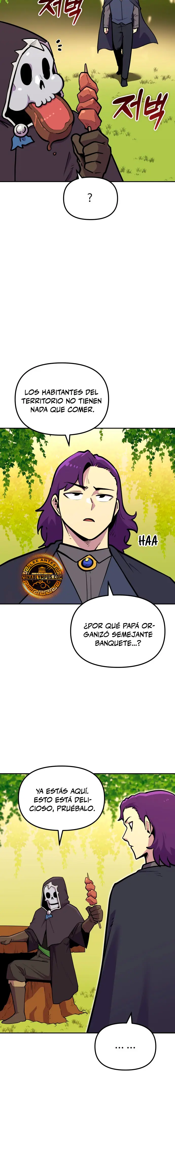 El hombre más guapo se convirtió en esqueleto capítulo 69, página 3