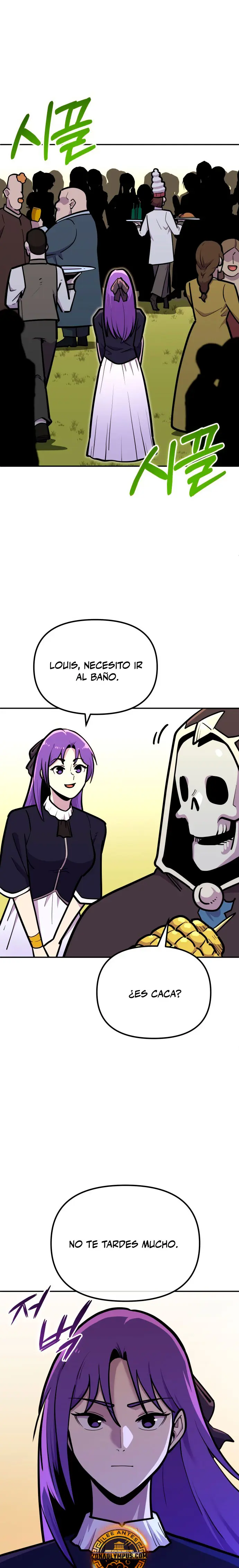El hombre más guapo se convirtió en esqueleto capítulo 69, página 21