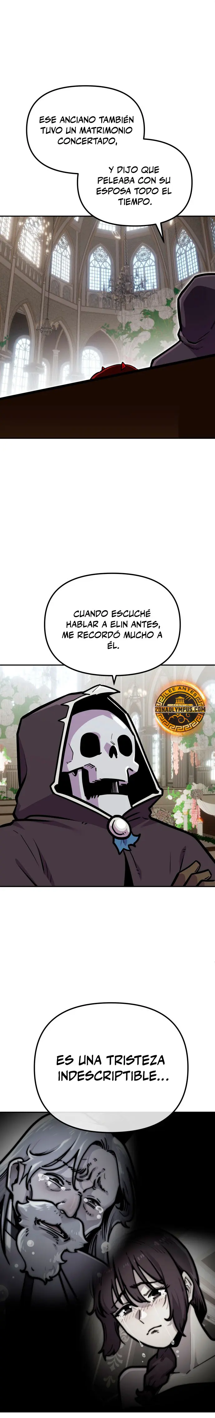 El hombre más guapo se convirtió en esqueleto capítulo 71, página 17