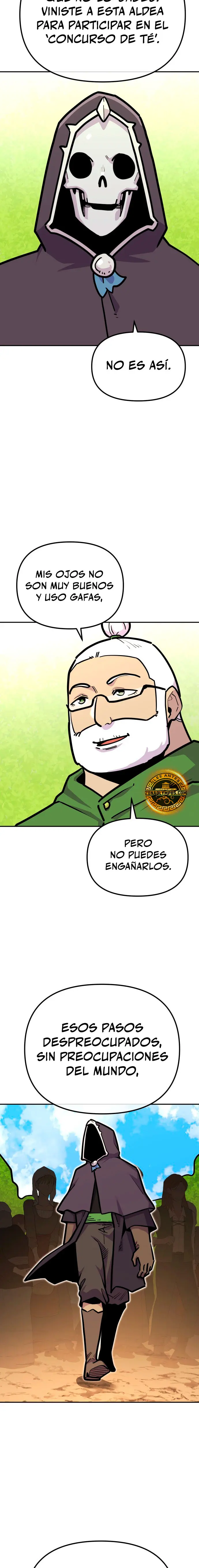 El hombre más guapo se convirtió en esqueleto capítulo 76, página 13
