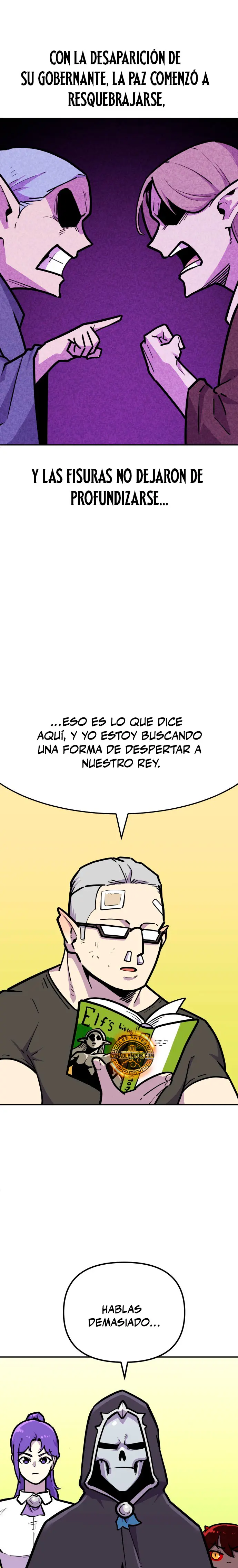 El hombre más guapo se convirtió en esqueleto capítulo 78, página 5