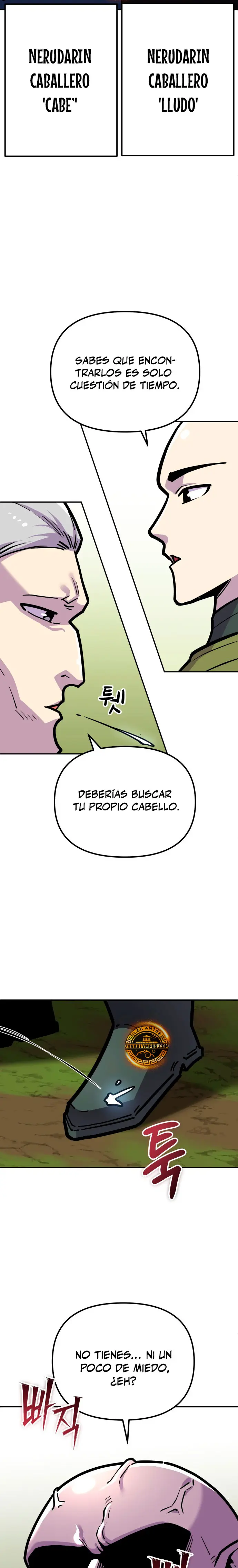 El hombre más guapo se convirtió en esqueleto capítulo 80, página 23
