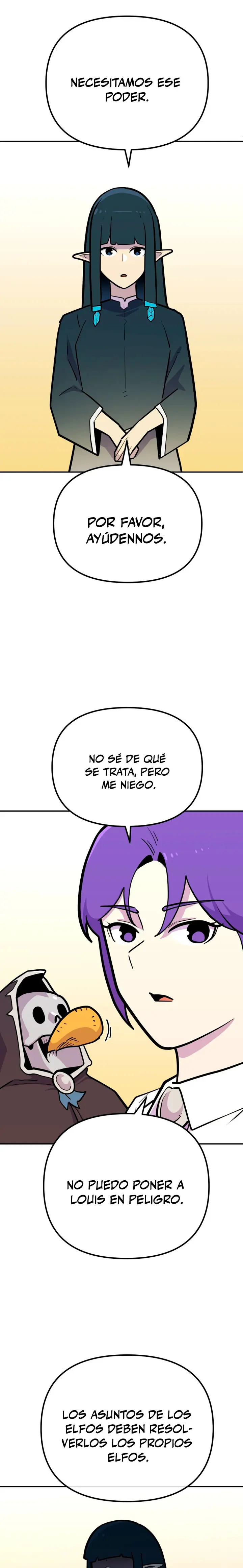 El hombre más guapo se convirtió en esqueleto capítulo 83, página 18