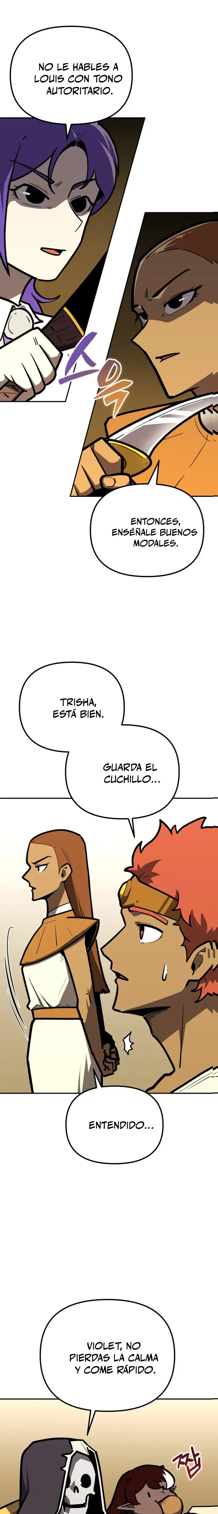 El hombre más guapo se convirtió en esqueleto capítulo 93, página 8