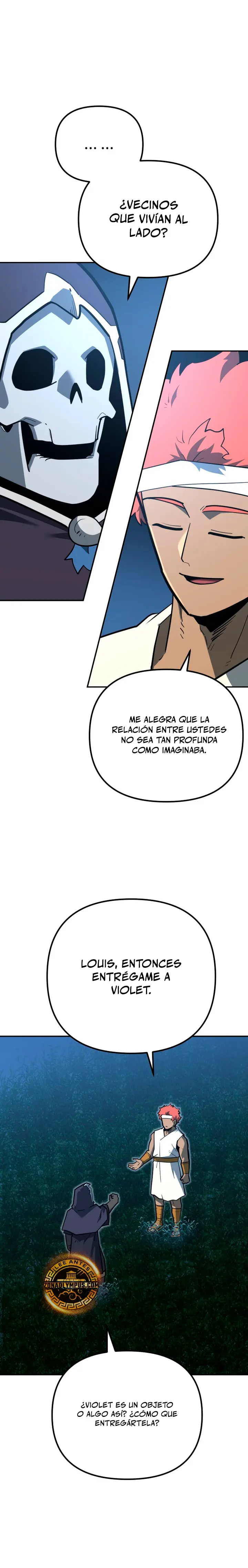 El hombre más guapo se convirtió en esqueleto capítulo 102, página 4