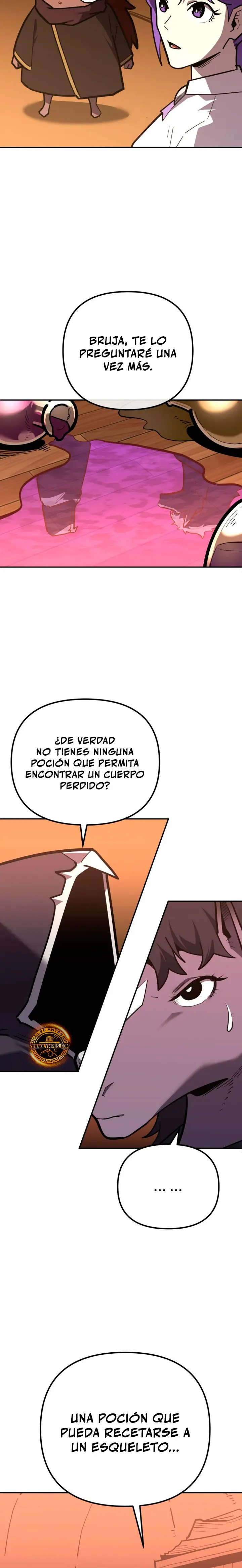 El hombre más guapo se convirtió en esqueleto capítulo 105, página 15
