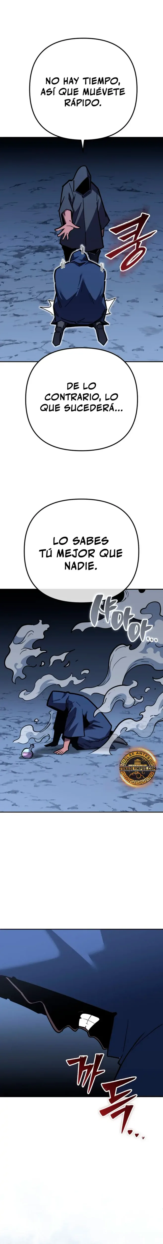 El hombre más guapo se convirtió en esqueleto capítulo 111, página 21
