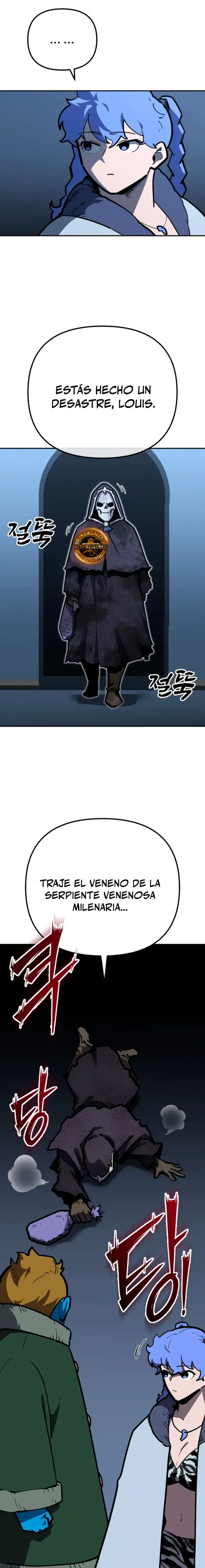El hombre más guapo se convirtió en esqueleto capítulo 112, página 17