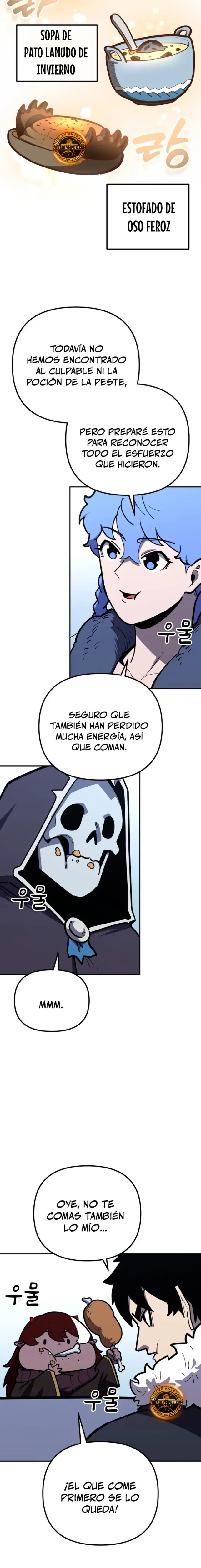 El hombre más guapo se convirtió en esqueleto capítulo 112, página 25