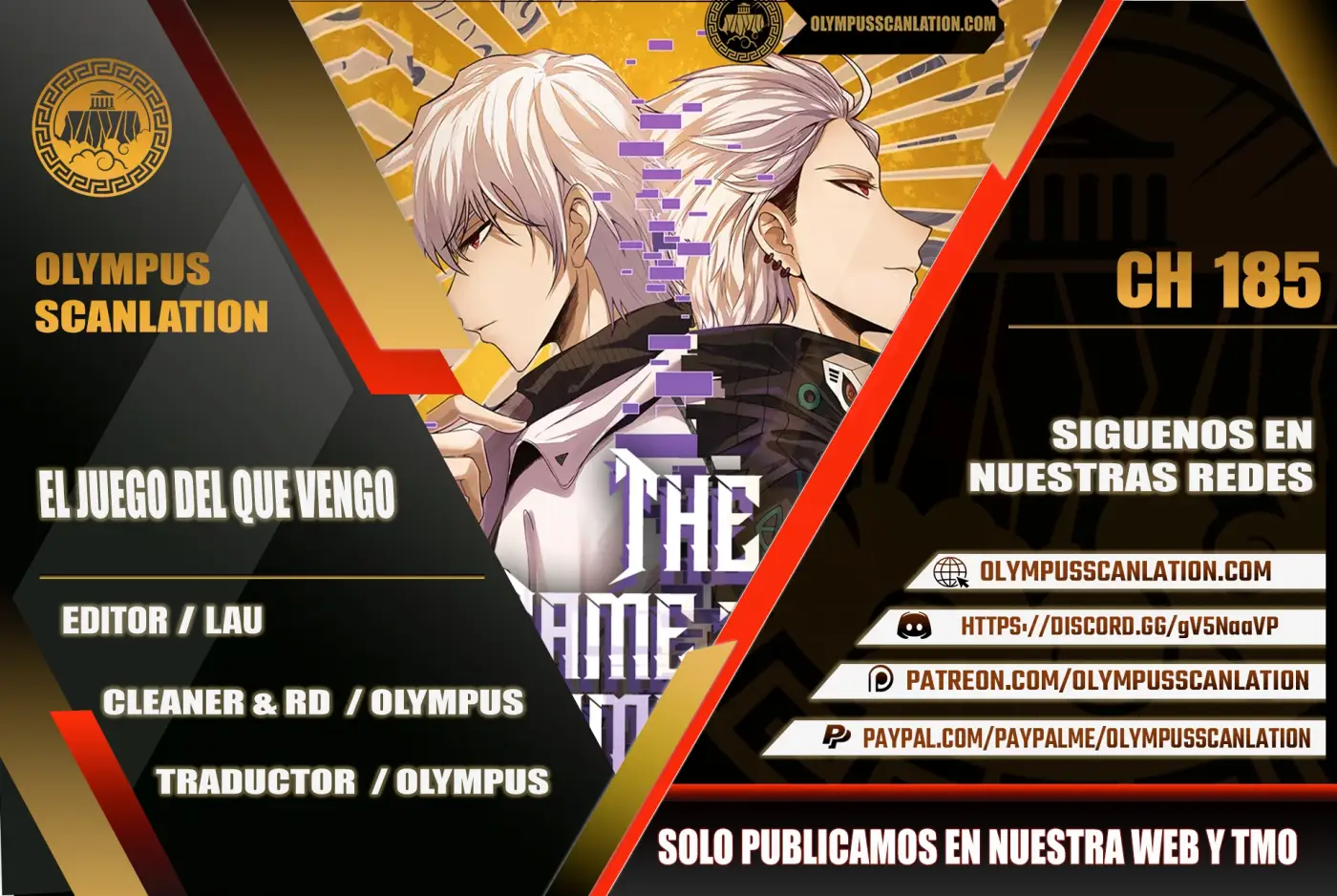 El juego del que vengo capítulo 185, página 1