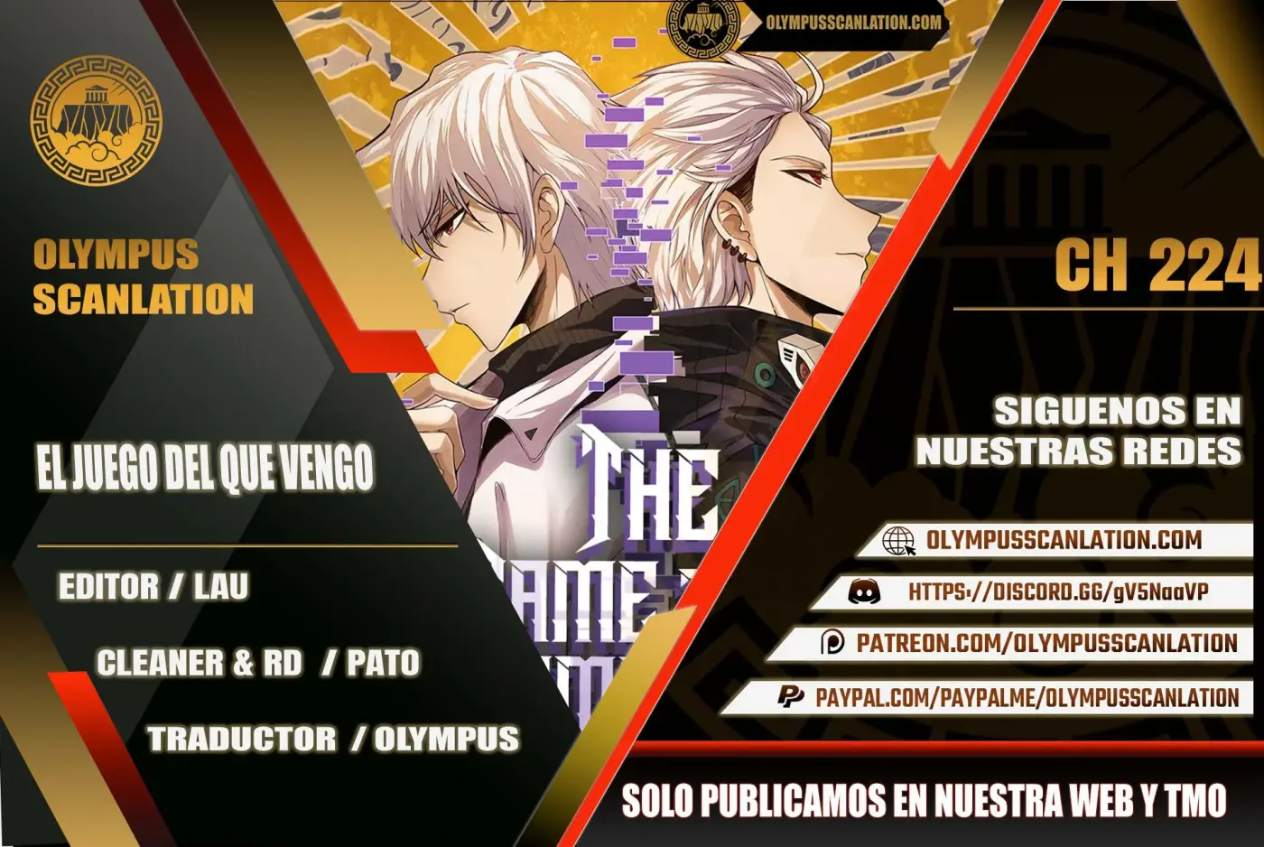 El juego del que vengo capítulo 224, página 1